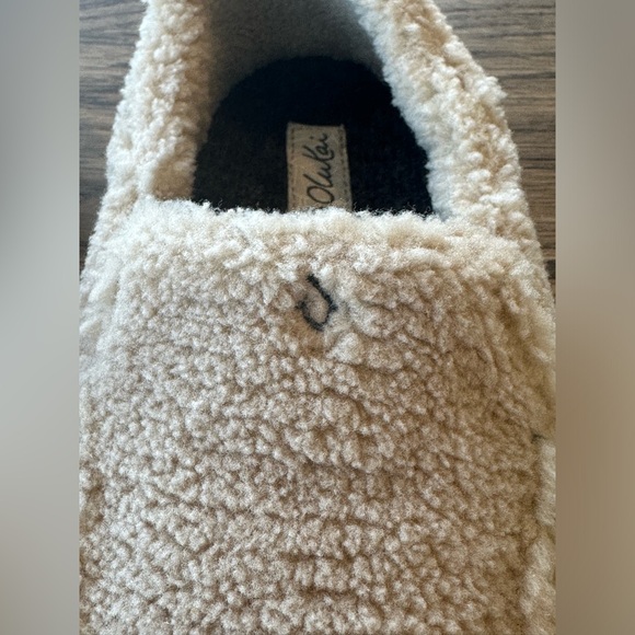 Olukai Nohea Heu Slippers Sandbar Beige Tan Slip On Loafers Womens Size 6 NWT - Picture 8 of 16
